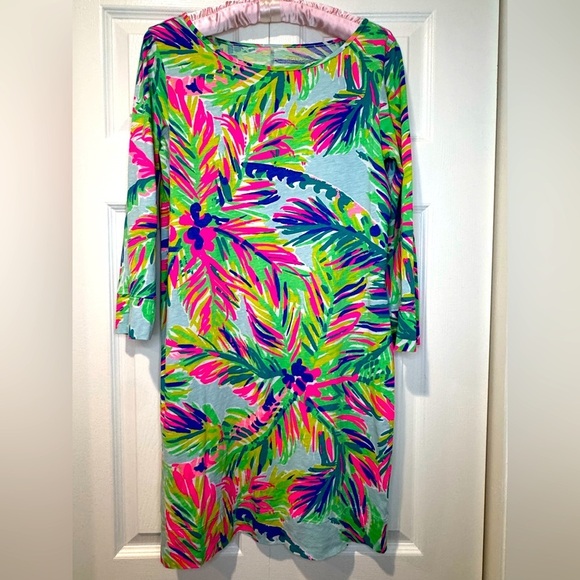 Lilly Pulitzer Dress Marlowe Dress Island Time Reduced Pima Cotton Sz small EUC - Picture 2 of 13
